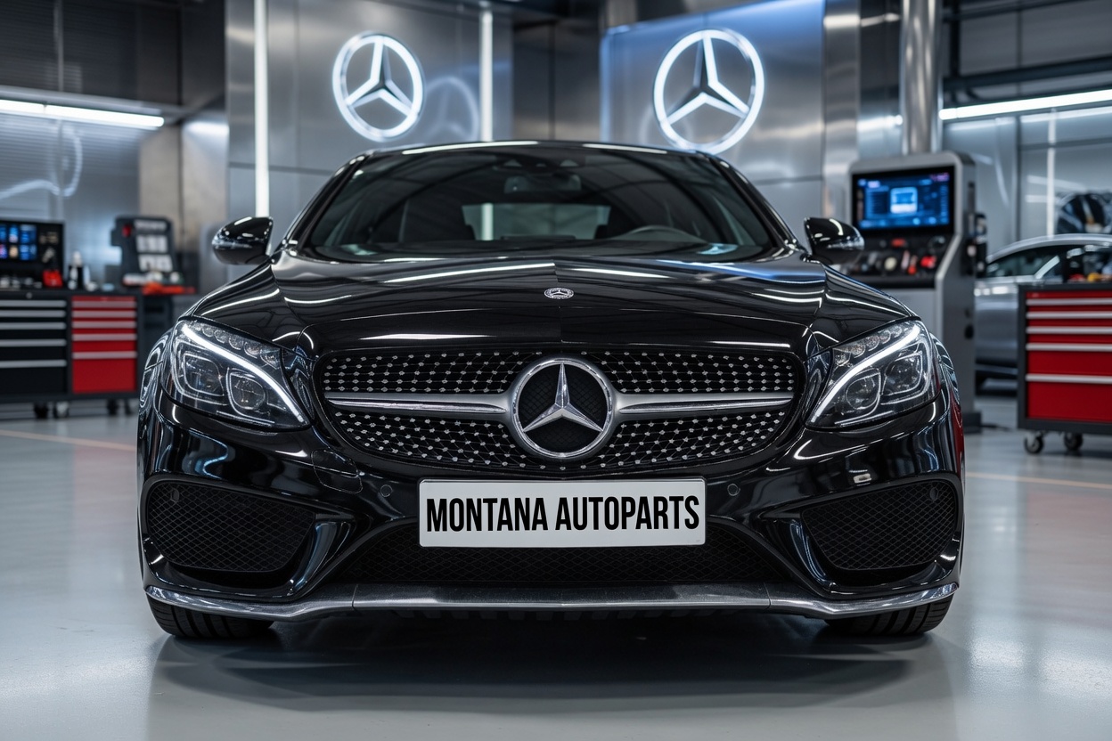 AMG apdailinių priekinio bamperio juostų komplektas